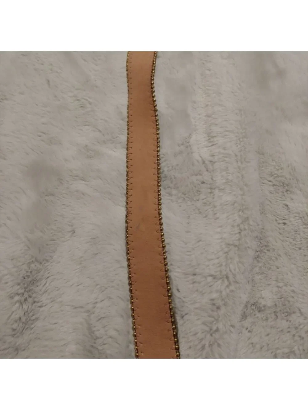 B.B. Simon Belt 36 Iridescent Silver Gold Beaded Y2K Runway Maximalist Designer